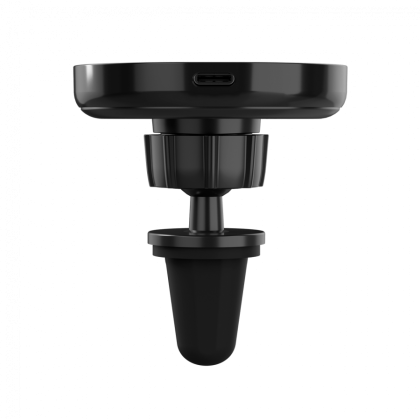 Безжично зарядно CANYON OnGrip 105 , car charger 15W Qi2 Wireless Black