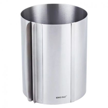 Ринг за торта Kinghoff KH 1794, 16-30х20 см, Разтягащи се стени, Инокс