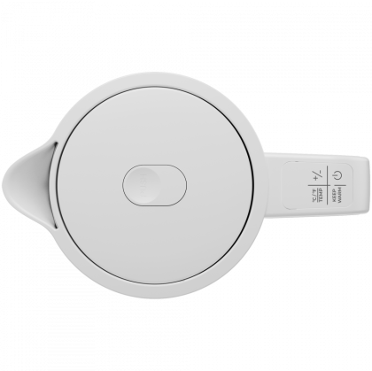 Electric Kettle, white, 220-240V, 1850-2200W, 1.7L, Keep warm 30 min, 40,60,80,90,100, console in Handle