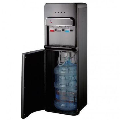 Диспенсър за вода с долно зареждане Elite WDCB-2504BL, 550W, 10-85C, Затопляне 5 л/ч, Охлаждане 2 л/ч, Компресорен, Черен