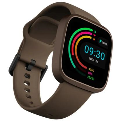 Часовник HiFuture Edge Brown, 1.72" HD Display, Powered by Dual Core, Aerospace-Grade Ultra Light Aluminum Frame, Bluetooth Call, 3D User Interface, 1ATM Waterproof, 24/7 True Heart Rate & Blood Oxygen Sensor, 100+ Sports Mode, Up to 7 days daily use