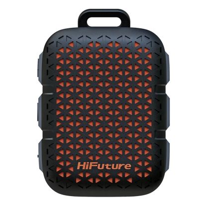 Тонколони HiFuture Pocket S Black, Bluetooth 5.4, IPX7 Waterproof, 5W Output, Pair to Play (TWS Mode), Up to 8 Hours Playtime, Support Clip for Wear, Support Magnetic