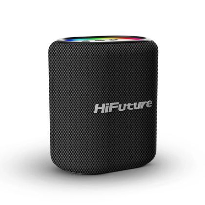 Тонколони HiFuture Vocalist100 Silver, 20W Output, Karaoke Enable, Two Wireless Microphone, 4000mAh Battery (Support Power Bank), RGB Lighting, Pair to Play (TWS Mode), Bluetooth 5.3