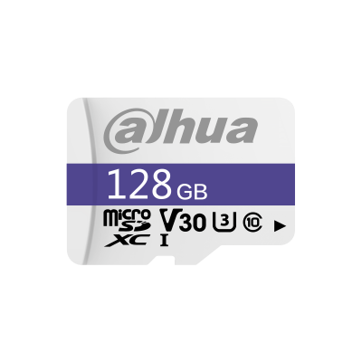 MicroSD памет 128GB DAHUA C100, microSDXC, Class 10, UHS-I U3, V30