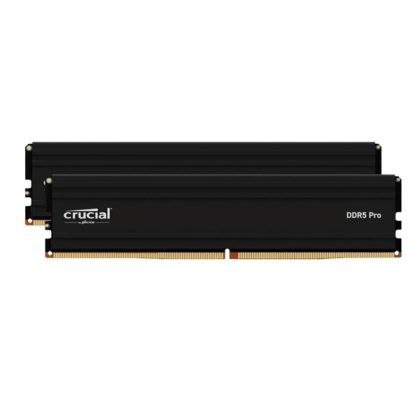 Памет CRUCIAL Pro 96GB DDR5 5600MHz (2x48GB) UDIMM Black