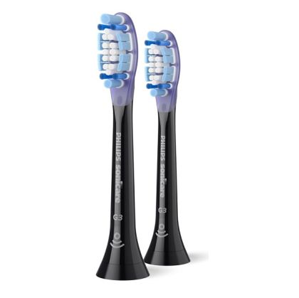 Комплект от 2 глави за четка PHILIPS HX9052/88 Sonicare Premium Gum Care, 2 pcs black