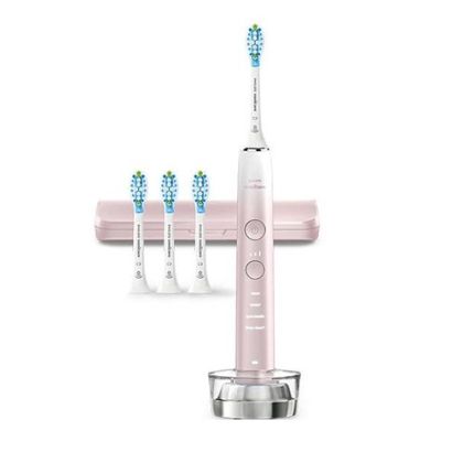 Ел. четка за зъби PHILIPS HX9911/79 Sonicare DiamondClean 9000, 4 режима и 3 степени на интензивност, Сензор за натиск, Bluetooth, Pink/White