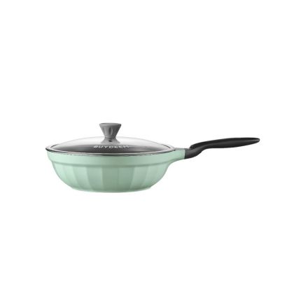 BUYDEEM Cast Aluminum Nonstick Frying Pan 30 cm, model CP102, color Cozy Greenish