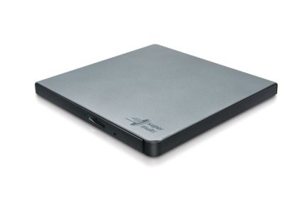 Оптично устройство Hitachi-LG GP57ES40 Ultra Slim External DVD-RW, Super Multi, Double Layer, TV connectivity, Silver