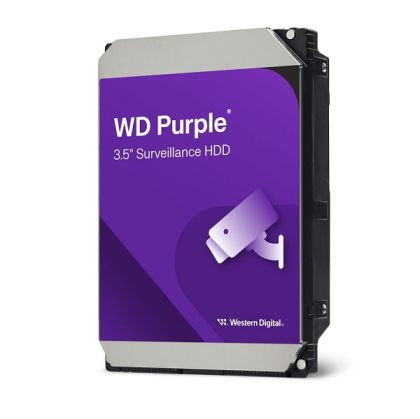 HDD 4TB WD Purple (WD44PURZ), 3.5", SATAIII, 5640 rpm, 128MB, for DVR/Surveillance