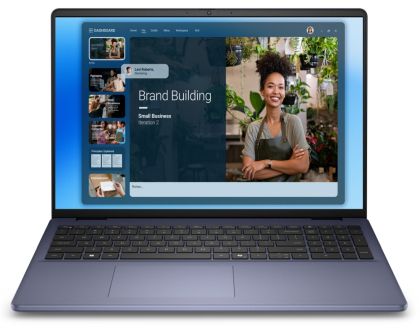 Лаптоп Dell 16 DC16251, Intel Core 7 150U (10 cores, up to 5.4 GHz), 16.0" FHD+(1920x1200) AG 300nits, 32GB, 2x16GB, DDR5, 5200MT/s, 1TB M.2 PCIe, Intel Graphics, Cam, FPR, Wi-Fi 6E, Backlit Kb, Ubuntu, Midnight Blue, Aluminium,3Y PS