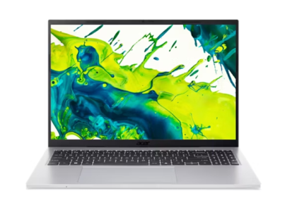 Лаптоп ACER Aspire Go 16 AG16-71P-55H3 (NX.JTHEX.002), 16" WUXGA (1920x1200) 120Hz, Intel® Core™ 5 120U (1.4GHz up to 5.00GHz, 10 ядра), 16GB DDR5, 512GB SSD M.2, Backlit, no OS, Pure Silver