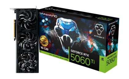 Видео карта GAINWARD GeForce RTX 5060 Ti Python III OC 16GB, 16GB GDDR7, 128 bits, HDMI, 3xDP