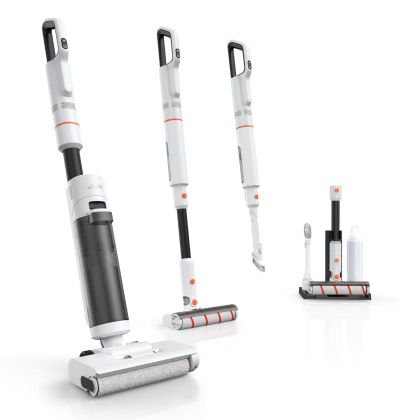 Безжичка вертикална прахосмукачка JONR ED20 PRO, до 40 минути работа, Бял