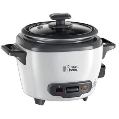 Оризоварка Russell Hobbs Cook@Home 27020-56, 400 мл, Компактен размер, Поддържане на топлина, Сив