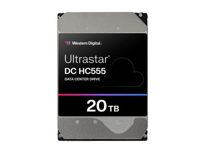 HDD 20TB WD Ultrastar DC HC555 (WUH722020CLE6L4), 3.5" SATA 6Gb/s, 7200 rpm, 512MB