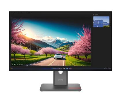 Монитор LENOVO ThinkVision P32UD-40 (64A8GAR2EU), 31.5" IPS, 4K UHD (3840x2160) 120Hz, 16:9, 4ms, 1500:1, 350 cd/m2, HDMI, 2xDP, 2xThunderbolt 4, RJ45, USB hub, Raven Black