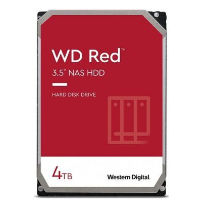 HDD 4TB WD Red (WD40EFAX), 3.5", SATA 6Gb/s, 5400rpm, 256MB cache, for NAS
