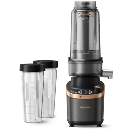 Блендер PHILIPS HR3770/10 Flip&Juice, 1500W ProBlend Ultra 1.8l HomeID app, Чаши за из път Tritan