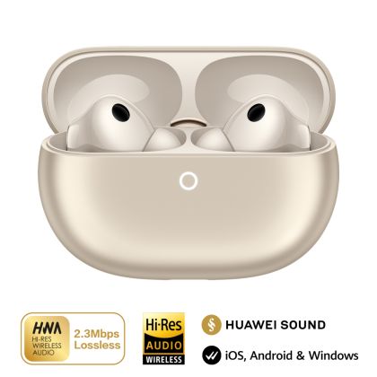Безжични слушалки HUAWEI FreeBuds Pro 5, Bluetooth 6.0, ANC, IP57, Sand