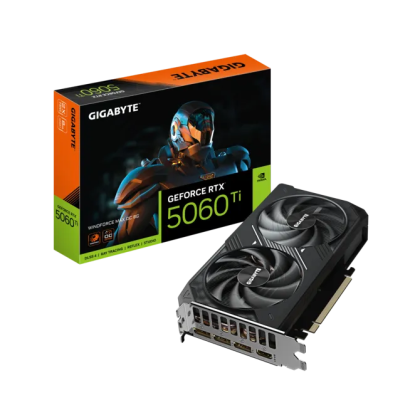 Видео карта GIGABYTE GeForce RTX 5060 Ti WINDFORCE MAX OC 8G, 8GB GDDR7, 128 bit, HDMI, 3xDP - N506TWF2MAX OC-8GD