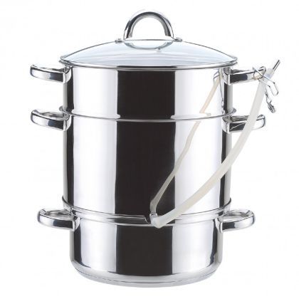 Соковарка Rosberg R51260A, 8 литра, Индукционна, Инокс