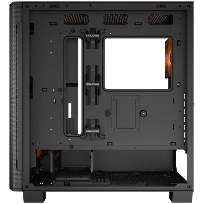 COUGAR AIRFACE FLO RGB PC Case, Mid Tower, Black