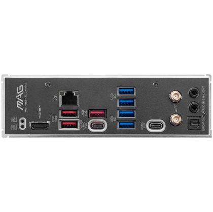 MSI B850M MORTAR WIFI, mATX, Socket AM5, 4x DDR5 Dual Channel DDR5 up to 8200(OC)MHz, 1x PCIe x16 slot, 3x M.2 slot, 4x USB 5Gbps, 1x USB 10Gbps Type-C, 1x USB 20Gbps Type-C, HDMI, DP, 7.1 HD Audio, 5G LAN, WiFI 7, BT, 3Y