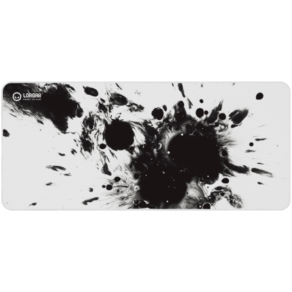 Подложка за мишка LORGAR MPA14XL (LRG-MPA14XL), 900х400х3мм, Черен/Бял