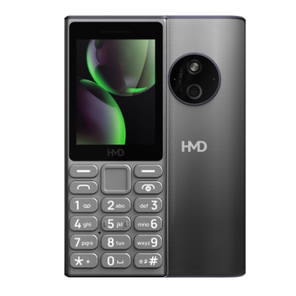 Мобилен телефон HMD 110 4G (2025), Titanium