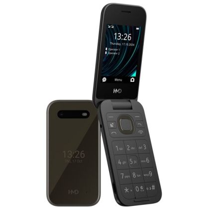 Мобилен телефон HMD 2660 Flip 4G, Dual SIM, Black