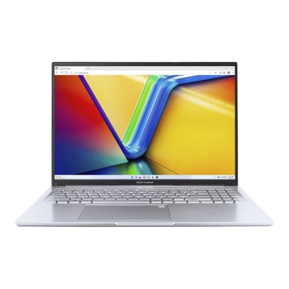Лаптоп ASUS Vivobook 16 X1605VA-SH2192 (90NB10N2-M02NB0), 16" WUXGA (1920 x 1200) OLED, Intel® Core™ i5-13420H (12M Cache, 3.40 GHz up to 4.60 GHz, 8 ядра), 16GB DDR4, 1TB SSD M.2, no OS, Cool Silver