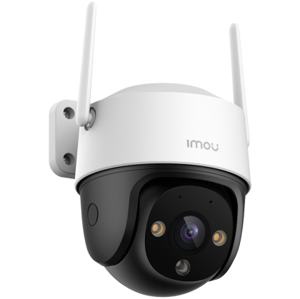 Imou Cruiser 2C, full color night vision Wi-Fi PT camera 5MP, rotation 355° pan & 90° Tilt, 1/3" CMOS, 25/30 FPS, H.265, 3.6mm Fixed lens, FOV 78°, IR up to 30m, 8x Zoom, 1x RJ45, Micro SD (256GB), Mic&Speaker, spotlight, 110dB Siren, IP66