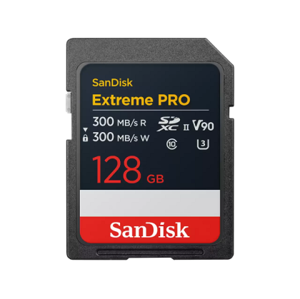 SD памет 128GB SANDISK Extreme PRO, SDXC Class10 UHS-II U3 V90 