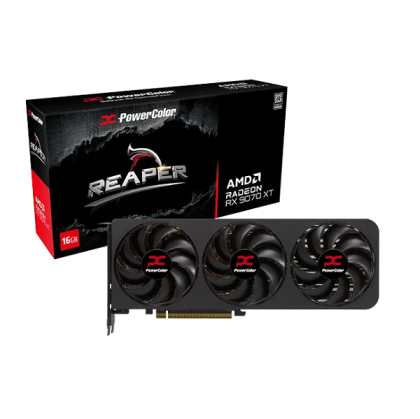Видео карта POWERCOLOR Reaper AMD Radeon RX 9070 XT 16GB GDDR6, 16GB GDDR6, 256-bit, HDMI, 3xDP