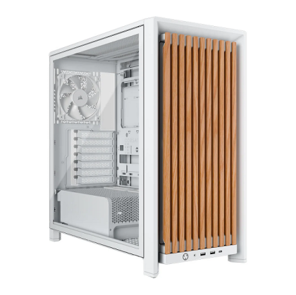 Corsair FRAME 4000D RS Wood Mid-Tower, White/Oak