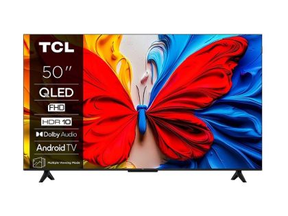 Телевизор 50" TCL 50S5K, FullHD QLED, SmartTV, Android TV, 60Hz, WiFi 4, Black