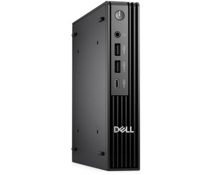 Настолен компютър Dell Pro Micro Plus QBM1250,Intel Core Ultra 7 265 (13 TOPS NPU, 20 cores, up to 5.3GHz), 16 GB: 1 x 16 GB, DDR5, up to 5600 MT/s, 512GB SSD TLC, Integrated Graphics, Wi-Fi 6E, Bulgarian Keyboard&Mouse, 180W, Win 11Pro, 3Y PS