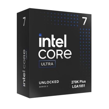 Процесор INTEL Core Ultra 7 270K Plus (36M Cache, 3.7 GHz up to 5.5 GHz, 24 ядра, LGA1851) Box