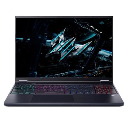 Лаптоп ACER Predator Helios Neo 16 PHN16-I31-70Q3 (NH.U4REX.002), 16" WQXGA (2560x1600) 165Hz, Intel Core i7-14650HX (30M Cache, up to 5.20 GHz, 16 ядра), Nvidia GeForce RTX™ 5060 8GB GDDR7, 16GB DDR5, 1TB SSD M.2, RGB, Windows 11 Home, Black