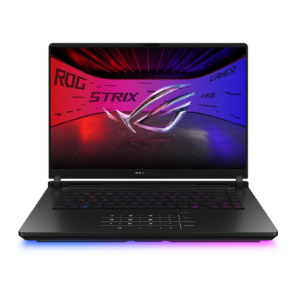 Лаптоп ASUS ROG Strix SCAR 16 (2025) G635LX-RW103X, 16'' WQXGA (2560x1600) 240Hz, Intel Core Ultra 9 275HX (36M Cache, up to 5.40 GHz, 24 ядра), NVIDIA GeForce RTX 5090 24GB GDDR7, 64GB DDR5, 2TB SSD M.2, RGB, Windows 11 Pro, Off Black - 90NR0L81-M004H0