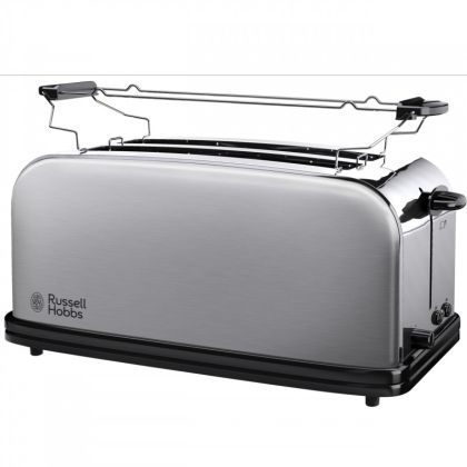 Тостер Russell Hobbs Adventure Oxford 21396-56, 1200W, 2 филии, 1 отвор, 6 нива на изпичане, Тава за трохи, Инокс