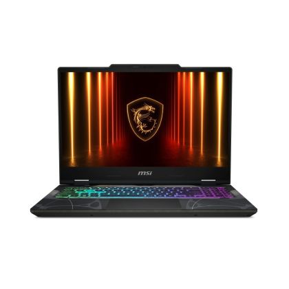 Лаптоп MSI Cyborg 15 B13WFKG, i7-13620H (10C/16T, up to 4.90GHz, 24 MB), GeForce RTX 5060 8GB GDDR7 572 AI TOPS, 15.6" FHD (1920x1080), 144Hz, IPS-Level, 16GB DDR5 5200MHz, 512GB PCIe Gen4x4 SSD, WiFi 6E, BT 5.3, 4 Zone RGB Kbd, NO OS, 55.2Whr, 2.1kg