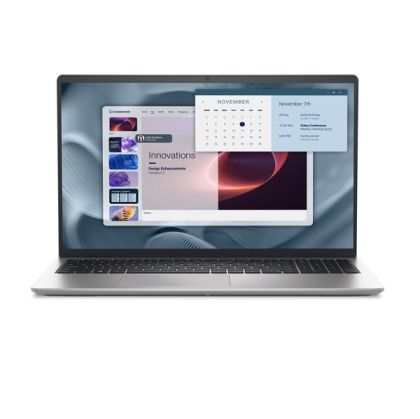 Лаптоп DELL Pro 15 Essential PV15250, 15.6" FullHD (1920x1080) 120Hz, Intel® Core™ 3 100U (1.2GHz up to 4.7GHz, 6 ядра), 8GB DDR5, 512GB SSD M.2, BG kbd, Ubuntu, Platinum Silver