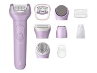 PHILIPS Epilator Series 9000 2 speed setting wet and dry use up to 60 min cordless use