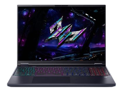 Лаптоп ACER Predator Helios NEO 16 AI PHN16-73-9649 (NH.QX4EX.001), 16" WQXGA (2560x1600) 240Hz, Intel Core Ultra 9 275HX (36M Cache, up to 5.40 GHz, 24 ядра), Nvidia GeForce RTX5070Ti 12GB GDDR7, 16GB DDR5, 1TB SSD M.2, RGB, no OS, Black