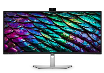 Монитор DELL Pro P P3426WEB, 34.1" IPS Curved 3800R, WQHD (3440x1440) 100Hz, 21:9, 5ms, 350 cd/m2, 1500:1, Webcam 4MP, Microphone, Speaker 2x5W, HDMI, Display Port, USB-C, RJ45, USB Hub, Black