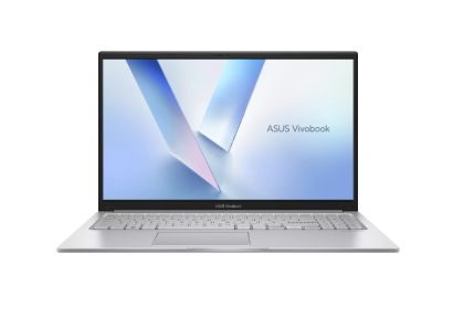 Лаптоп ASUS Vivobook 15 X1504VA-BQ4105NA, 15.6" FullHD (1920x1080) IPS, Intel® Core™ 5 120U (12M Cache, 1.40 GHz up to 5.0 GHz, 10 ядра), 16GB LPDDR5, 512GB SSD M.2, noOS, Cool Silver (без адаптер) - 90NB13Y2-M03BP0