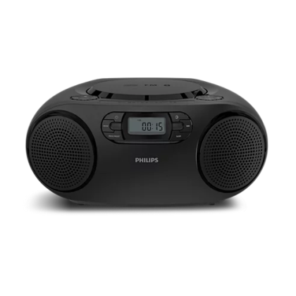CD плейър PHILIPS TAZ2000B/10 , CD, FM радио, USB, Bluetooth® 6.0, 3W RMS, black