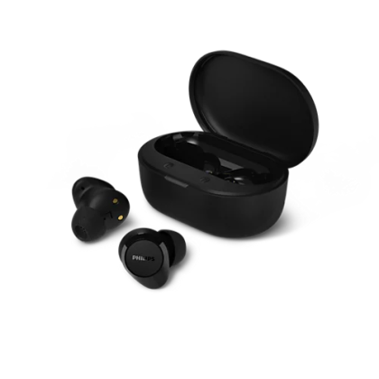 Безжични слушалки PHILIPS TAT1300BK/00 Bluetooth headphones IPX4 up to 24 hours playtime black